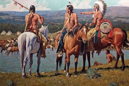 David Mann Handsigned and Numbered Limited Edition:"Tribal Wealth"