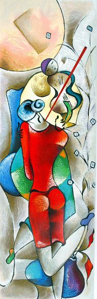 David Schluss Handsigned and Numbered Limited Edition Serigraph:"A New Dawn"