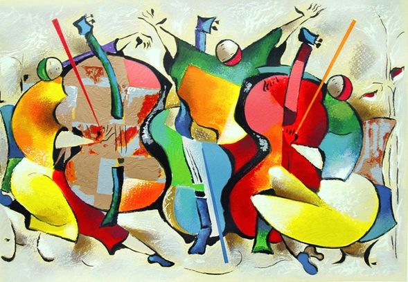 David Schluss Handsigned and Numbered Limited Edition Serigraph:"Vita III"