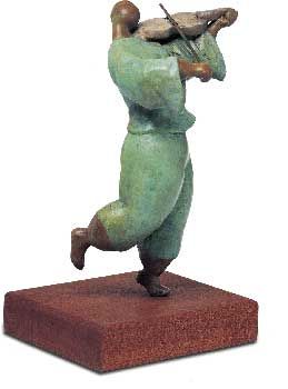 David Schluss Limited Edition Sculpture: " The Violin "