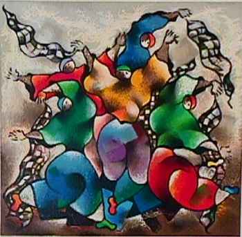 David Schluss Limited Edition Serigraph:"Capture the Spirit"