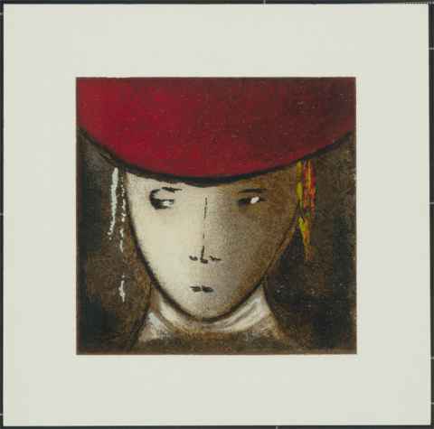 David Schluss Limited Edition Serigraph:"Eva"