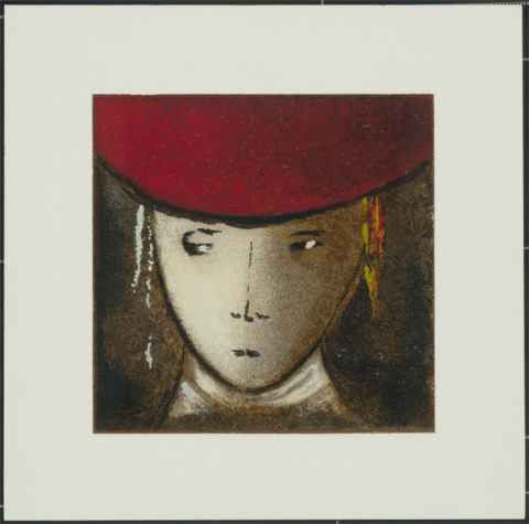 David Schluss Limited Edition Serigraph:"Eva"