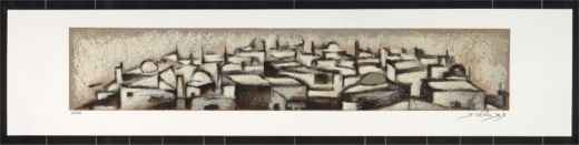 David Schluss Limited Edition Serigraph:"Holy City"