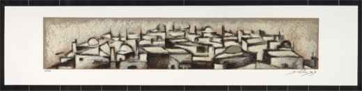 David Schluss Limited Edition Serigraph:"Holy City"