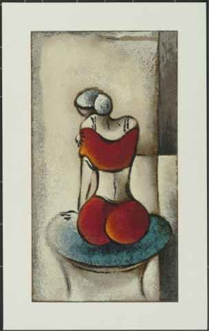 David Schluss Limited Edition Serigraph:"Mia"