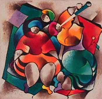 David Schluss Limited Edition Serigraph:"Morning Melody"