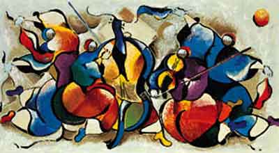 David Schluss Limited Edition Serigraph:"Romantic Ballad"