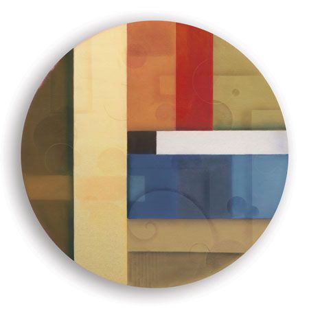 Deac Mong Limited Edition Ready to Hang Giclee on Brushed Aluminum: "Abstract Interest IV"