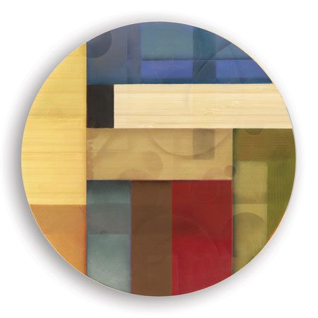 Deac Mong Limited Edition Ready to Hang Giclee on Sustainable Bamboo: "Abstract Interest III"