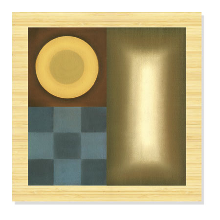 Deac Mong Limited Edition Ready to Hang Giclee on Sustainable Bamboo: "Patterns of Reason III"