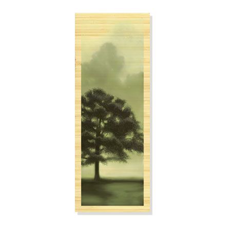 Deac Mong Limited Edition Ready to Hang Giclee on Sustainable Bamboo: "Trees in the Mist II"