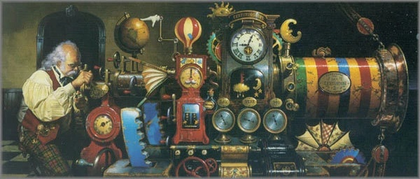 Dean Morrisey Signed Limited Edition Lithograph Print: "The Telescope Of Time"