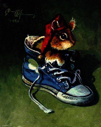 DEAN MORRISSEY 4X5 Secondary Market Art: "HIGH TOP TOMMY"