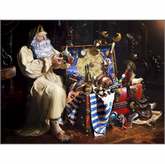 Dean Morrissey Artist Hand Signed Open Edition Canvas Giclee: "Dreamer's Trunk, The"