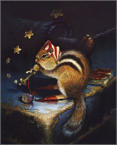 Dean Morrissey Artist Hand Signed Open Edition Canvas Giclee: "Minstrel in the Mill"