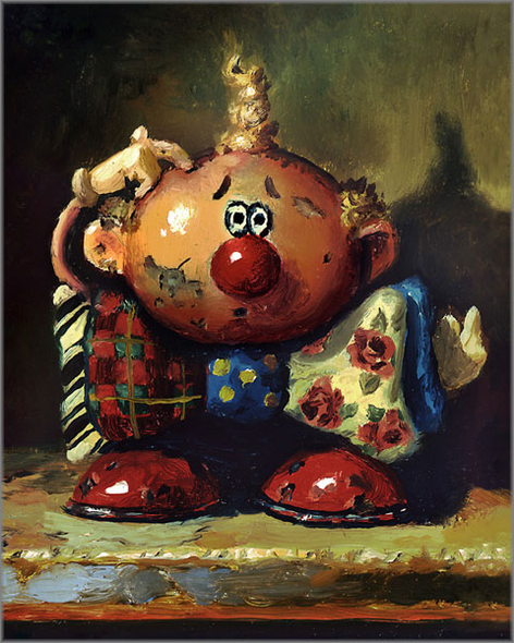 Dean Morrissey Artist Personally Signed Canvas Giclee:"Billy Blue Sky and His Magical Bow Tie"