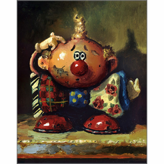 Dean Morrissey Artist Personally Signed Canvas Giclee:"Billy Blue Sky and His Magical Bow Tie"