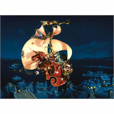 Dean Morrissey Artist Personally Signed Canvas Giclee:"Christmas Ship"