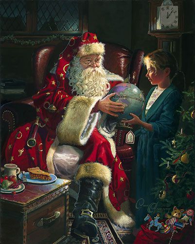 Dean Morrissey Handsigned and Numbered Limited Edition Print:"One Christmas Eve"