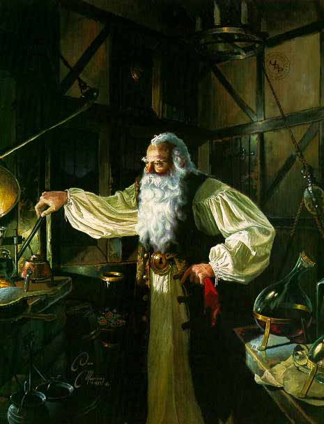 Dean Morrissey Limited Edition Print: "Tending the Star Furnace"