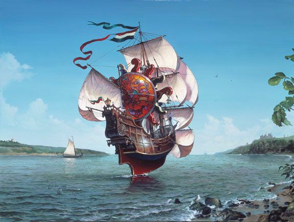 Dean Morrissey Limited Edition Print:"The Lightship"