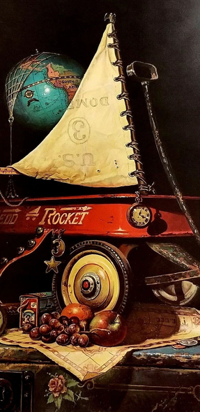 Dean Morrissey Signed and Numbered Limited Edition Lithograph: "Redd Rocket"
