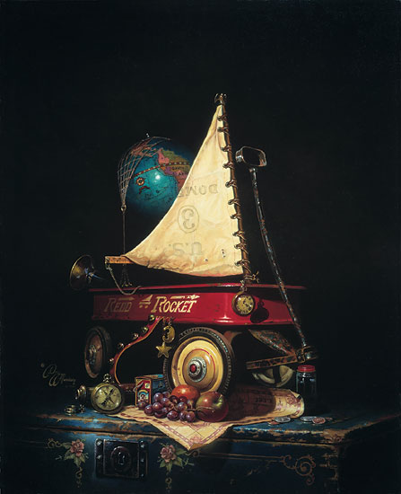 Dean Morrissey Signed by the Artist Limited Edition Paper Lithograph:"The Redd Rocket"