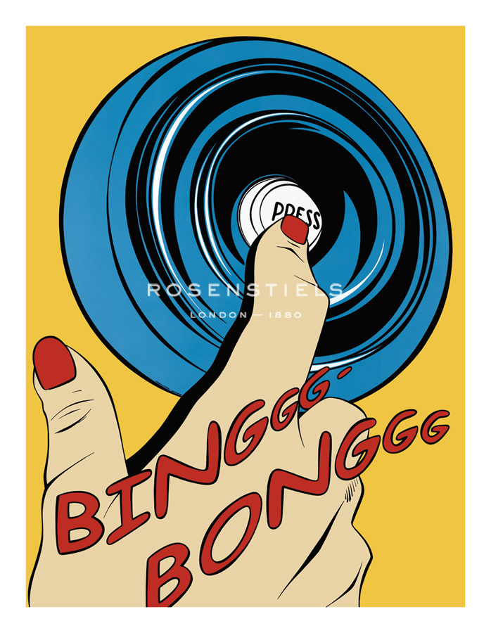 Deborah Azzopardi Hand Numbered Limited Edition Print on Paper :"Binggg - Bonggg"