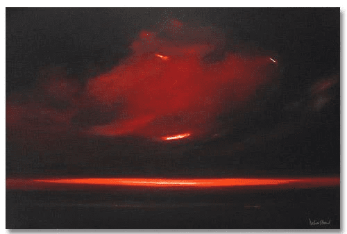 Debra Stroud Limited Edition Serigraph on Deckle Edge Paper: "Horizon"