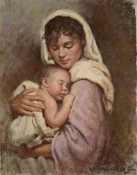 Del Parson Fine Art Canvas Giclee: "Mary&#39;s Son"
