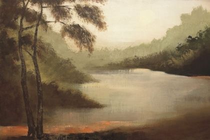 Denis Jully Limited Edition Giclee on Canvas:"La Berge"