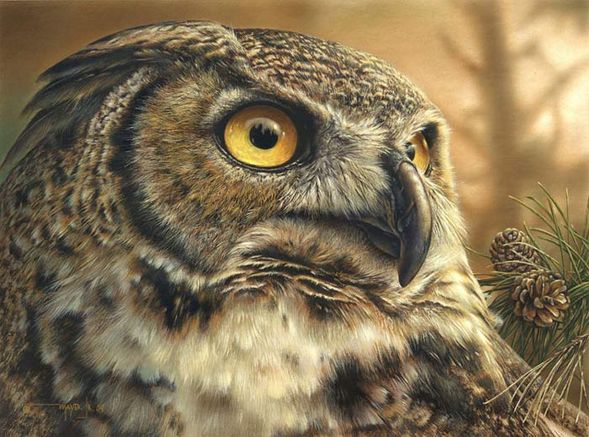 Denis Mayer Jr Hand Signed and Numbered Limited Edition Canvas Giclee:"The Great Visionary"
