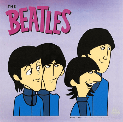 DenniLu Company Limited Edition Sericel with a Full Color Lithograph Background: "She Loves You"