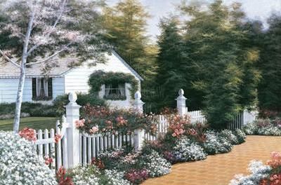 Diane Romanello Limited Edition Giclee on Canvas: " In Full Bloom "