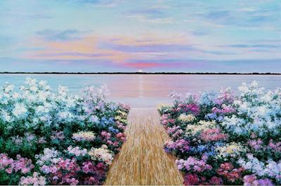 Diane Romanello Limited Edition Giclee on Canvas: " Morning View "