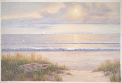 Diane Romanello Limited Edition Giclee on Canvas: " Ocean Surf "