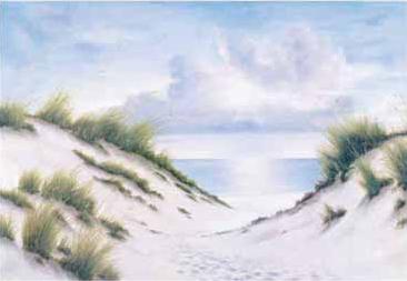 Diane Romanello Limited Edition Giclee on Canvas: " Sand and Sea "