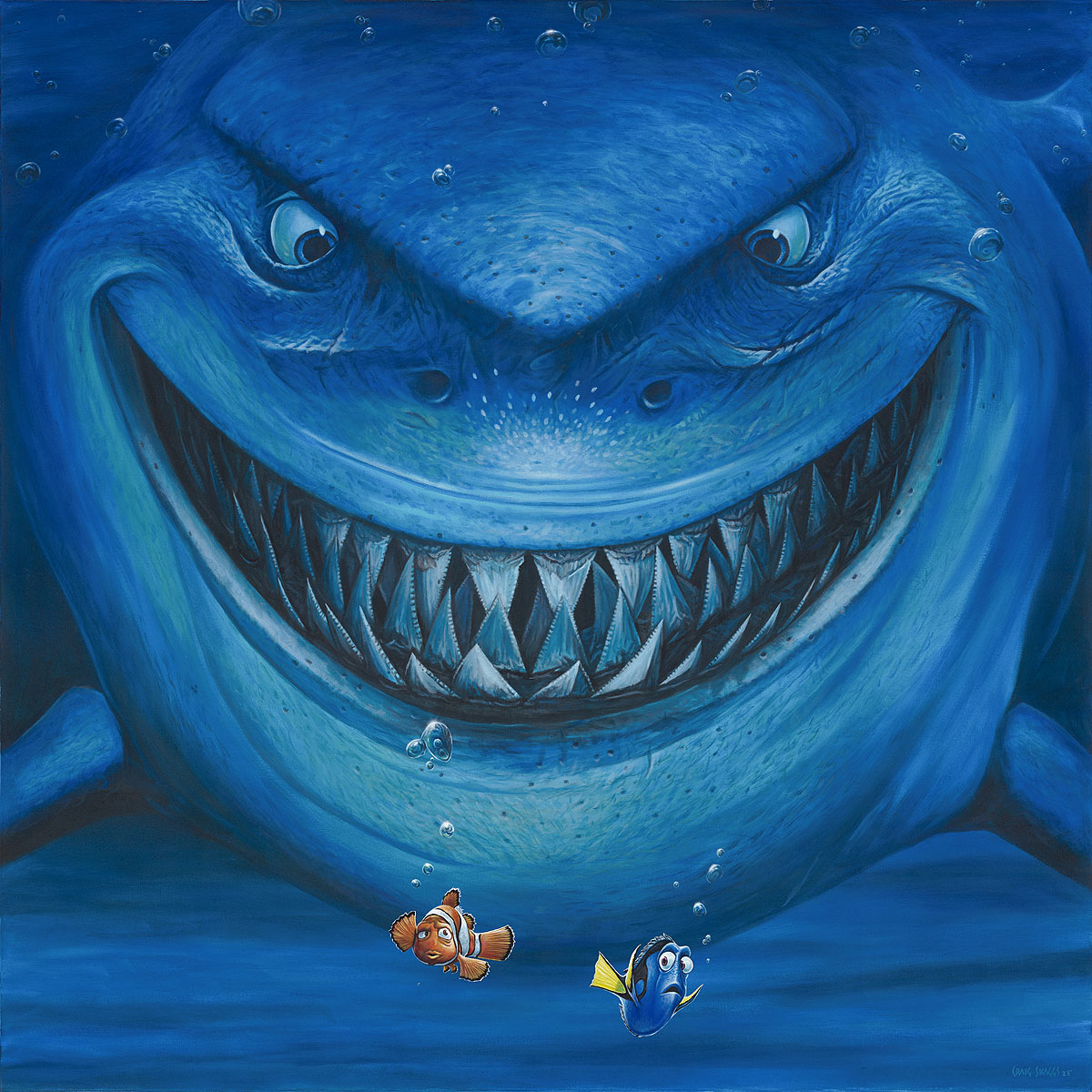 Craig Skaggs Signed Disney Ltd Ed Gallery Wrap Canvas:"Hello!"