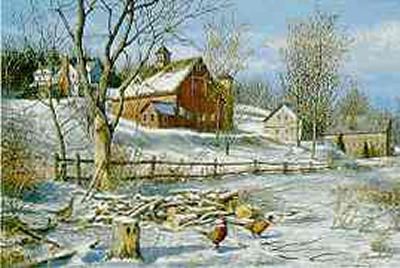 Dick Plasschaert Limited Edition Print: "Hillside Haven"