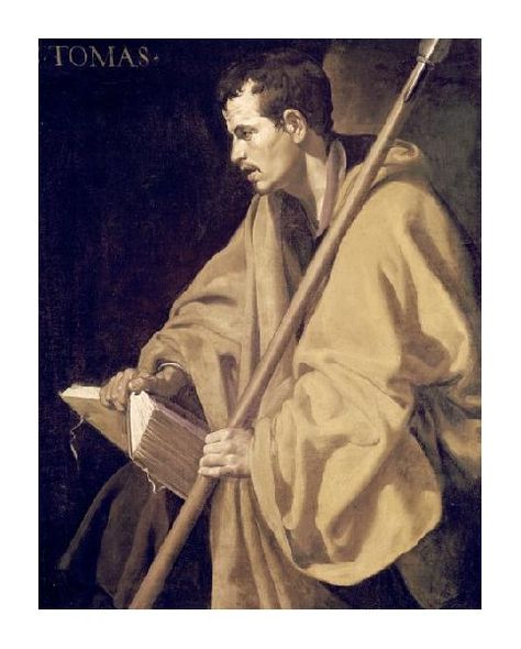 Diego Velazquez Fine Art Open Edition Giclée:"Saint Thomas"