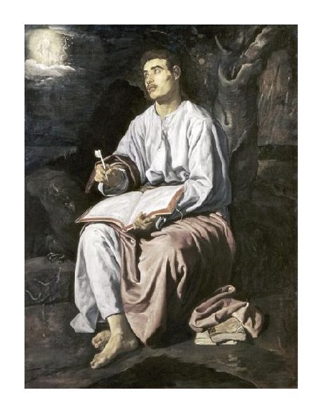 Diego Velazquez Fine Art Open Edition Gicl&eacute;e:"St. John on the Island of Patmos"