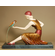 Dimitri Chiparus Handcrafted Solid Bronze Sculpture:"Girl with Parrot"