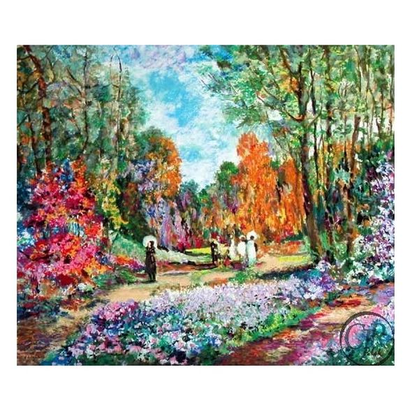 Dimitri Polak Serigraph on Paper; Hand Signed and Numbered: "Forest Promenade"