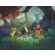 Disney Framed Limited Edition Canvas Giclee:"Puddle Jumping" by Michael Humphries