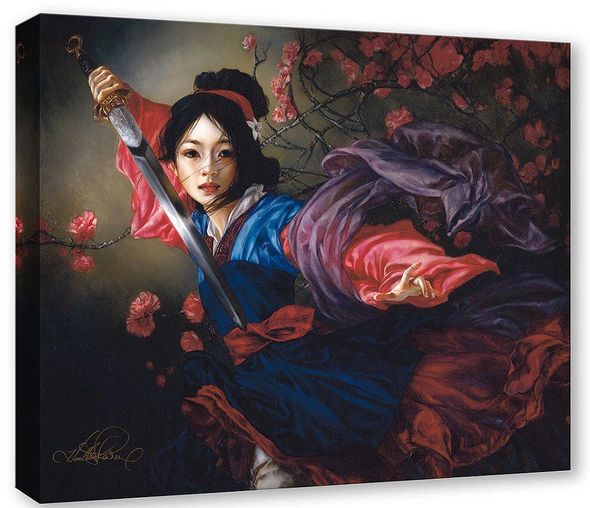 Disney Limited Edition Gallery Wrap Canvas:"The Elegant Warrior" by Heather Edwards