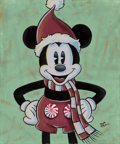 Dom Corona Artist Signed Disney Ltd Ed Gallery Wrap Canvas:"Peppermick"