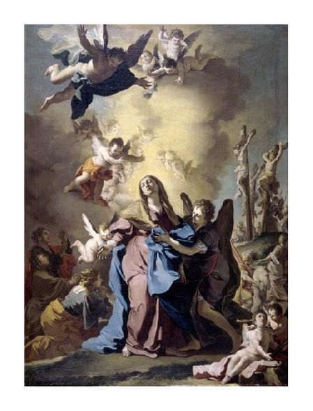 Domenico Antonio Vaccaro Fine Art Open Edition Gicl&eacute;e:"The Virgin Swooning on Calvary"
