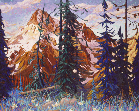 Dominik Modlinski Open Edition Canvas Giclee:"Year Of The Mountain "