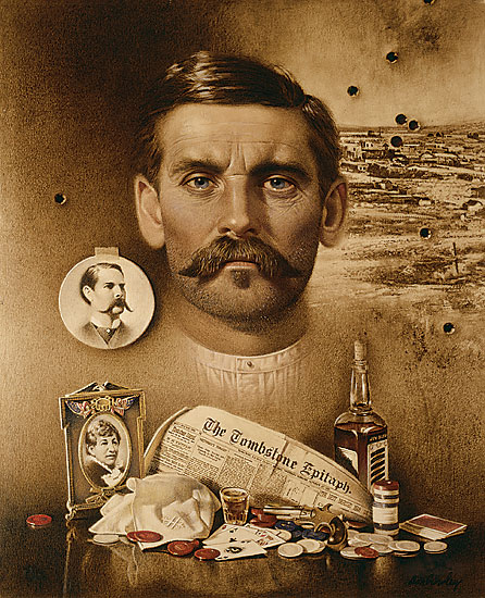 Don Crowley Handsigned & Numbered Limited Edition:"Doc Holliday: "Well I´ll be Damned!""
